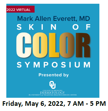 22014, The Mark Allen Everett, MD, Skin of Color Virtual Symposium Banner